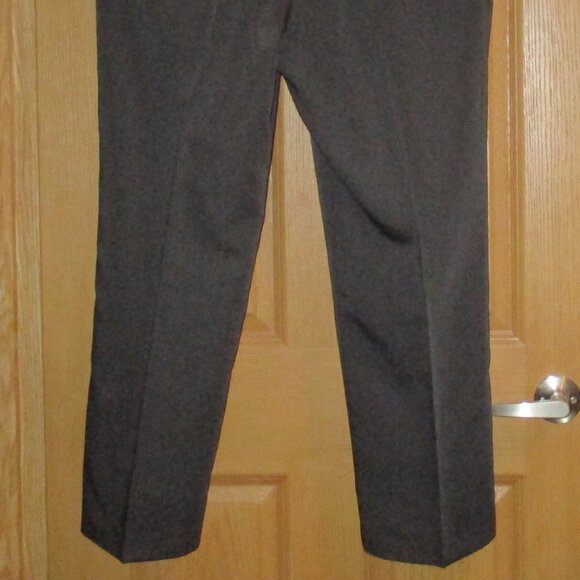 Haggar Gray Men's Pants 34 x 29 Plain Front Black Label Wrinkle Free NWT - Picture 5 of 6